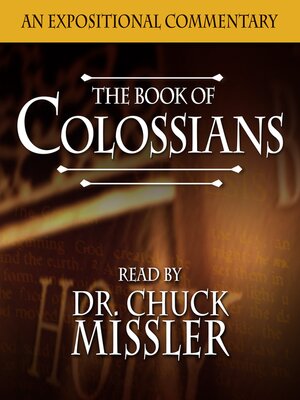 cover image of The Book of Colossians